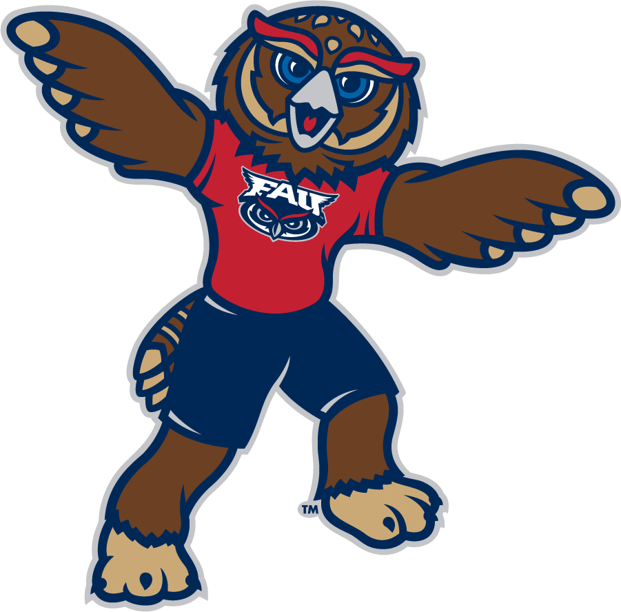 Florida Atlantic Owls 2015-Pres Mascot Logo DIY iron on transfer (heat transfer)
